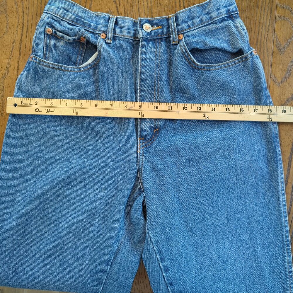 Vintage Nuovo Country Seat Jeans Women 10R High Rise Straight 100% Cotton - Picture 10 of 12